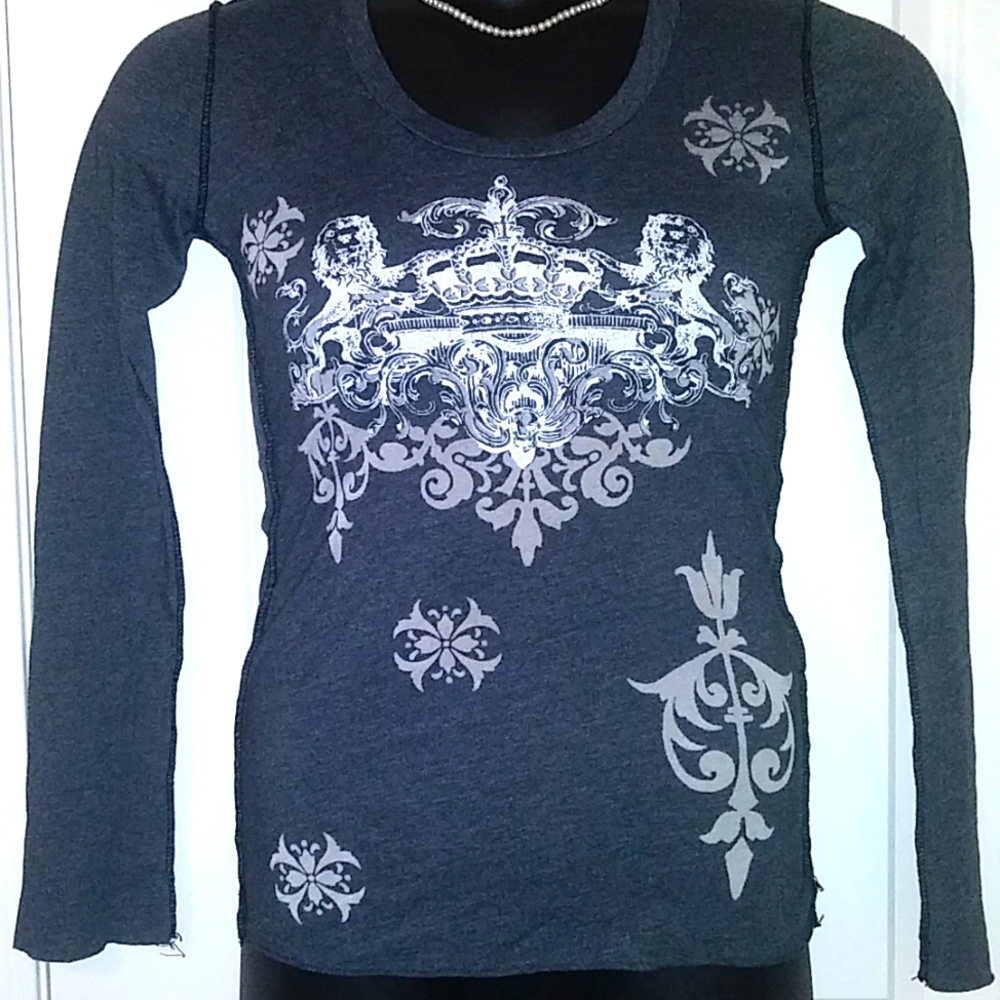 🥰Small Long Sleeve Camp Cool Majestic Designed Shirt🥰